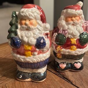 Colorful Santa Claus Figurines